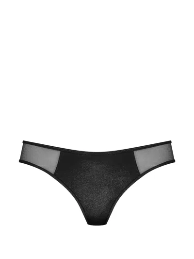 Maison Close Minuit Bikini Briefs In Black
