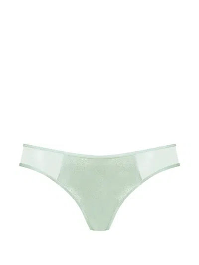 Maison Close Minuit Bikini Briefs In Blue
