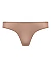 Maison Close Open-back Briefs In Brown