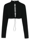 Maison Close Open-back Top In Black