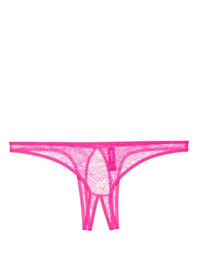Maison Close Open Briefs In 粉色