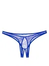 Maison Close Open Briefs In 蓝色
