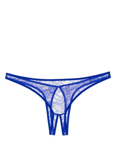 Maison Close Open Briefs In 蓝色