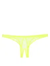 Maison Close Open Briefs In Yellow