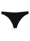 Maison Close Open Panty Briefs In Black