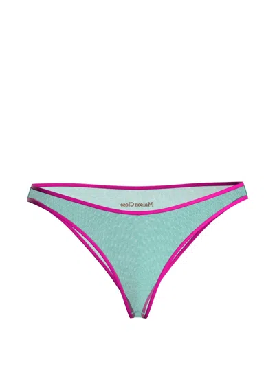 Maison Close Panorama Briefs In Green