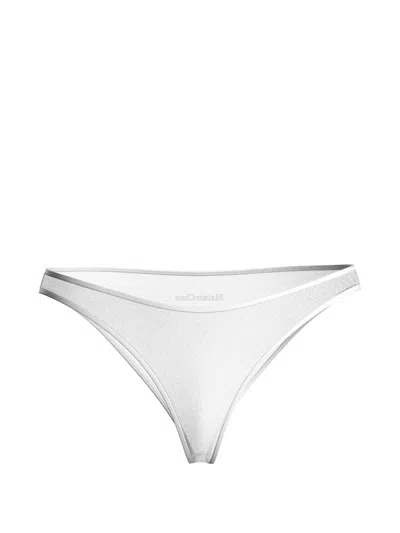 Maison Close Panorama Mesh Briefs In White