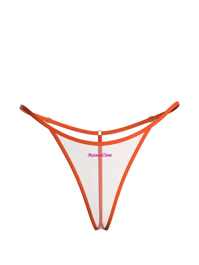 Maison Close Panorama Micro Thong In Multi