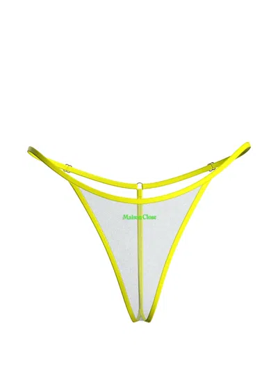 Maison Close Panorama Micro Thong In Multi