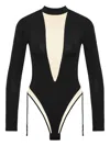 Maison Close Pure Tentation Bodysuit In Black