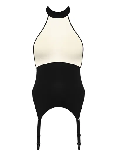 Maison Close Pure Tentation Bodysuit In Black