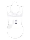 Maison Close Pure Tentation Keyhole-detail Bra In White