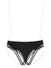Maison Close Pure Tentation Open High-waisted Briefs In Black