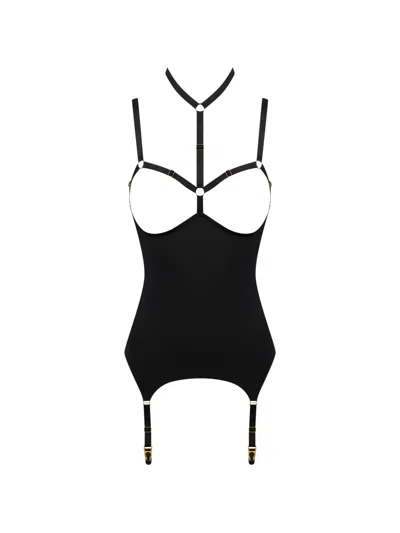 Maison Close Ring Detail Body In Black