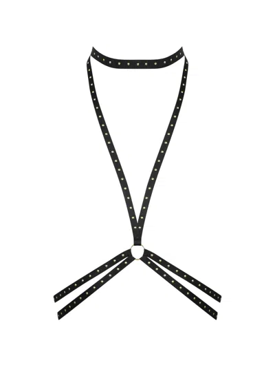 Maison Close Studded Lingerie Accessories In Black