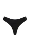 Maison Close Textured Briefs In Black