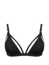 Maison Close Triangle Bra In Black
