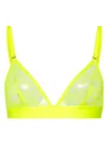 Maison Close Triangle Bra In Yellow