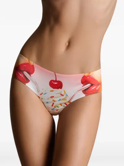Maison Close X Romain Billaud Ice Cream Hipster Briefs In Pink