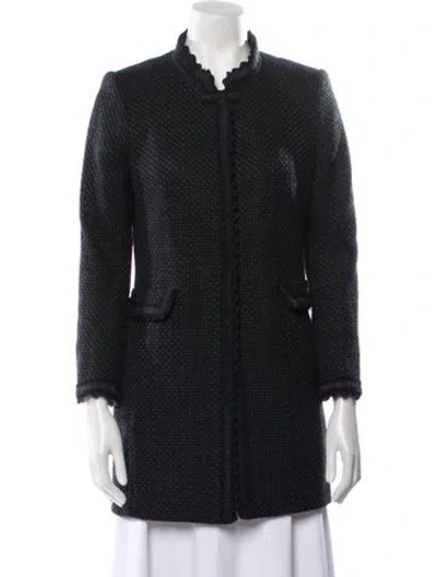 Pre-owned Maison Common Coat In Black