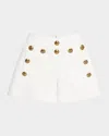 Maison Common Cotton-stretch Nautical Shorts In White