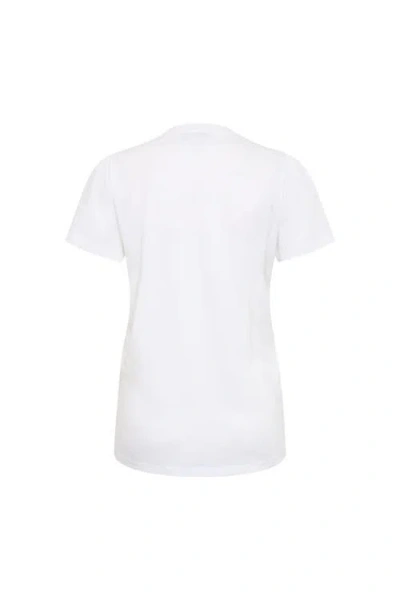 Maison Common Cotton T-shirt With Logo In White