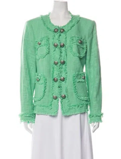 Pre-owned Maison Common Jacket In Green