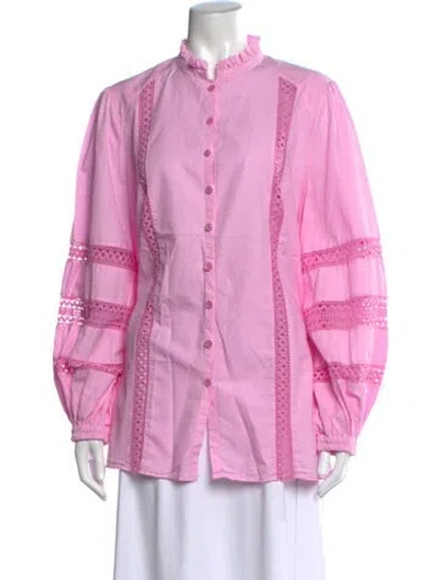 Pre-owned Maison Common Long Sleeve Blouse In Pink