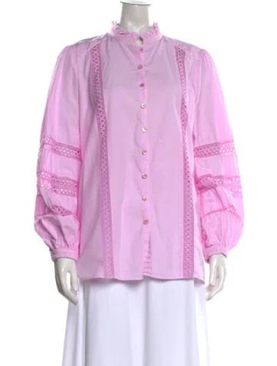 Pre-owned Maison Common Long Sleeve Blouse In Pink