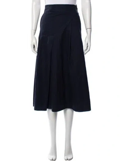 Pre-owned Maison Common Midi Length Skirt In Blue