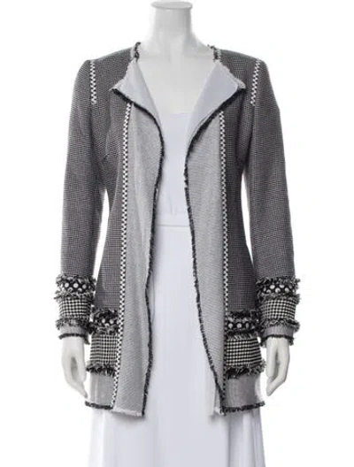 Pre-owned Maison Common Patterned Jacket In White