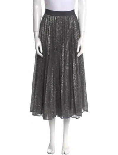Pre-owned Maison Common Sequin Embellishments Midi Length Skirt