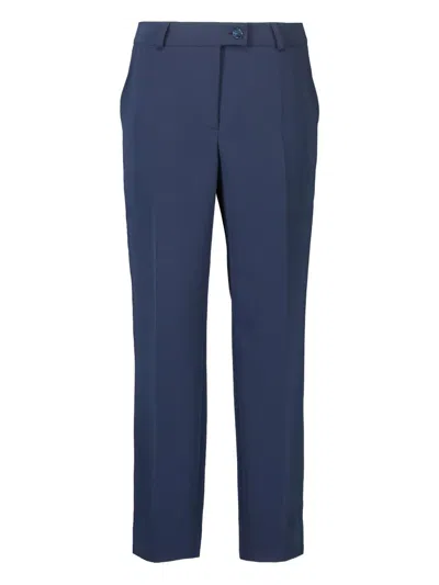 Maison Common Signature Trousers In Blue