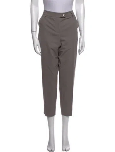 Pre-owned Maison Common Skinny Leg Pants In Gray