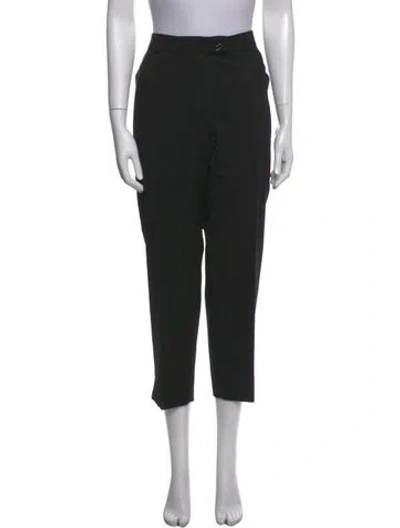 Pre-owned Maison Common Straight Leg Pants In Black