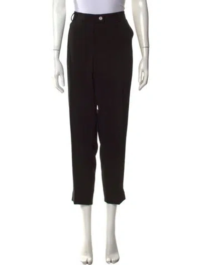 Pre-owned Maison Common Straight Leg Pants In Black