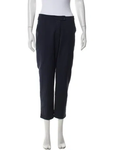 Pre-owned Maison Common Straight Leg Pants In Blue
