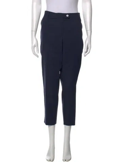 Pre-owned Maison Common Straight Leg Pants In Blue