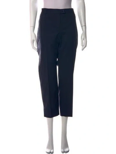 Pre-owned Maison Common Straight Leg Pants In Blue