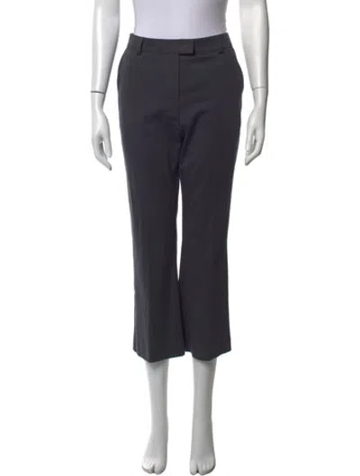 Pre-owned Maison Common Straight Leg Pants In Grey