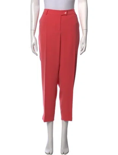 Pre-owned Maison Common Straight Leg Pants W/ Tags In Red