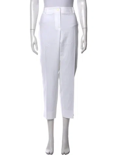 Pre-owned Maison Common Straight Leg Pants W/ Tags In White