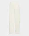Maison Common Travel Safe Wide-leg Pants In White