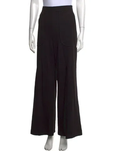 Pre-owned Maison Common Wide Leg Pants In Blue
