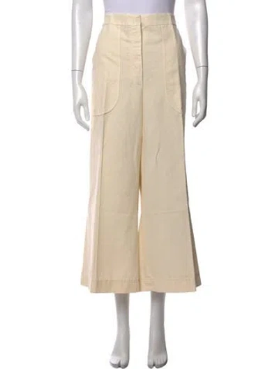 Pre-owned Maison Common Wide Leg Pants W/ Tags In Neutrals