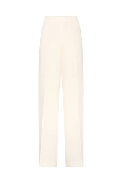 Maison Common Wide Leg Travel Save Trousers In Neutral