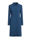 Maison Common Woman Coat Pastel Blue Size 4 Triacetate, Polyester