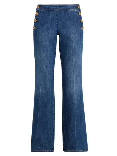 Maison Common Women's Stretch Bootcut Jeans In Multi