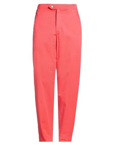 Maison Crazy Worker 3.2 Man Pants Tomato Red Size S Cotton