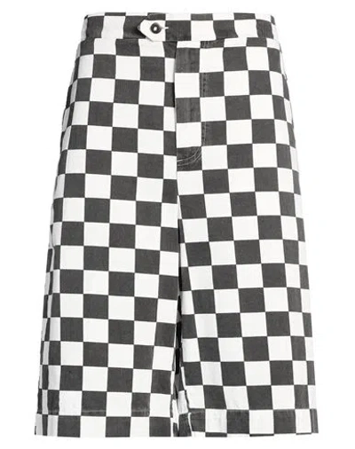 Maison Crazy Worker 3.2 Man Shorts & Bermuda Shorts Black Size M Cotton